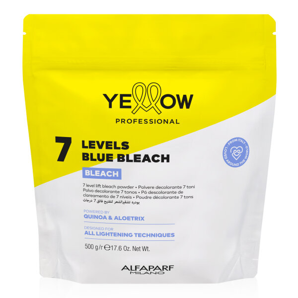 Yellow Professional Blue Bleach 7 Levels Pouch 500g