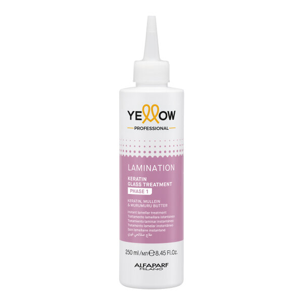 Yellow Professional Keratin Glass Treatment Phase 1 250ml