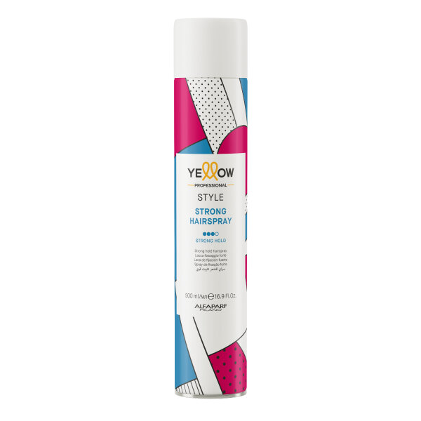 Yellow Professional Style Strong Hairspray 500ml