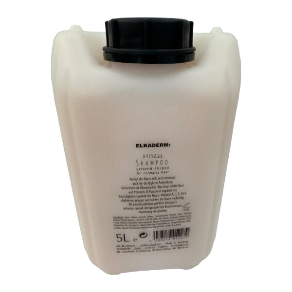 Elkaderm Avivage Vitamin Aufbau Shampoo 5000ml