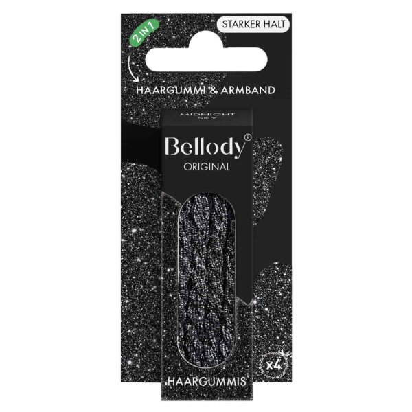 Bellody Original Haargummis (4 St&uuml;ck - Midnight Sky)