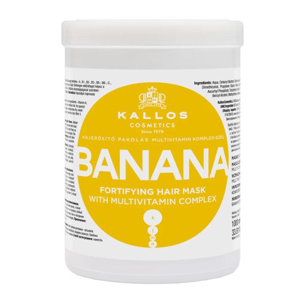 Kallos Banana Fortifying Mask 1000ml