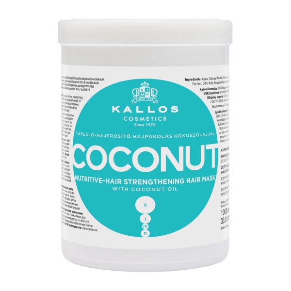Kallos Coconut Nutritive Strength Mask 1000ml