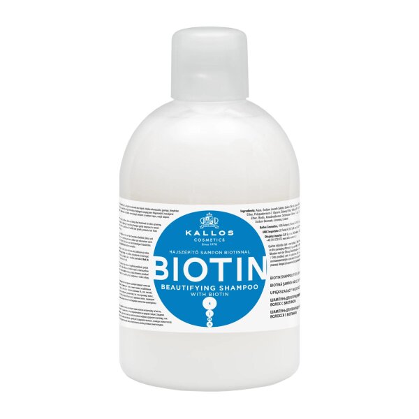 Kallos Biotin Beautifying Shampoo 1000ml