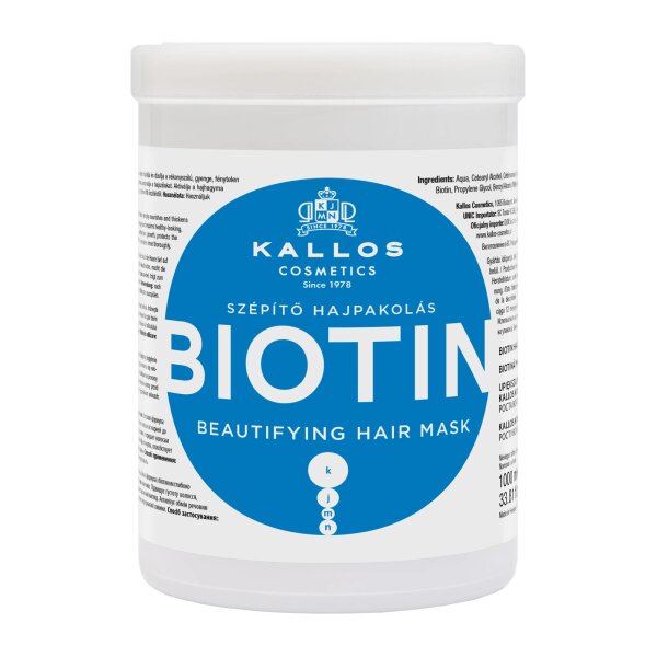 Kallos Biotin Beautifying Mask 1000ml