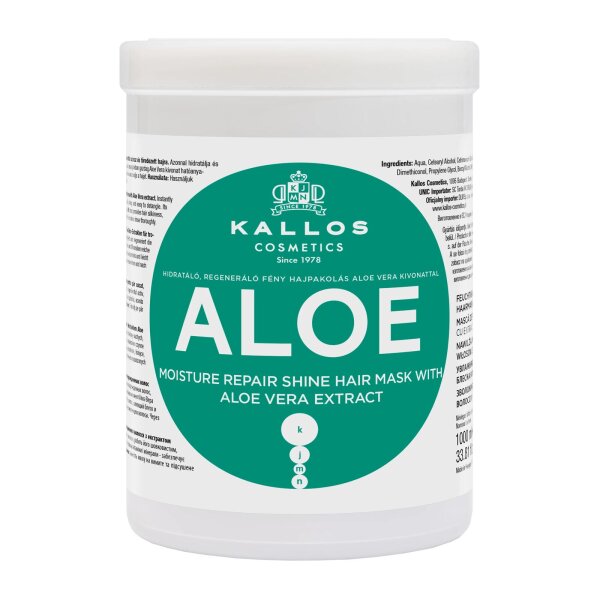 Kallos Aloe Moisture Repair Shine Mask 1000ml
