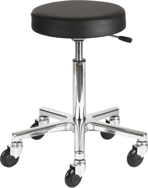 Efalock CLICTEC CLASSIC ROUND Rollhocker M silber
