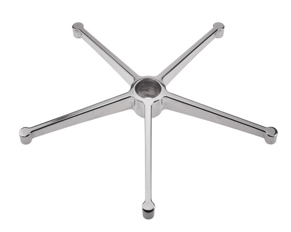 Efalock CLICTEC Fur&szlig;kreuz f&uuml;r Rollhocker silber