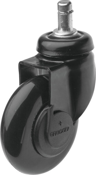 Efalock CLICTEC Laufrolle f&uuml;r Rollhocker schwarz