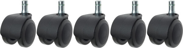 Efalock SMOOTH Laufrolle f&uuml;r Rollhocker ungebremst...