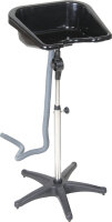 Efalock Mobiles Waschbecken flach schwarz