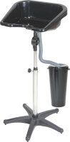 Efalock Mobiles Waschbecken flach schwarz