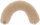 Efalock Haarknotenrolle 18cm blond mit Druckknopf
