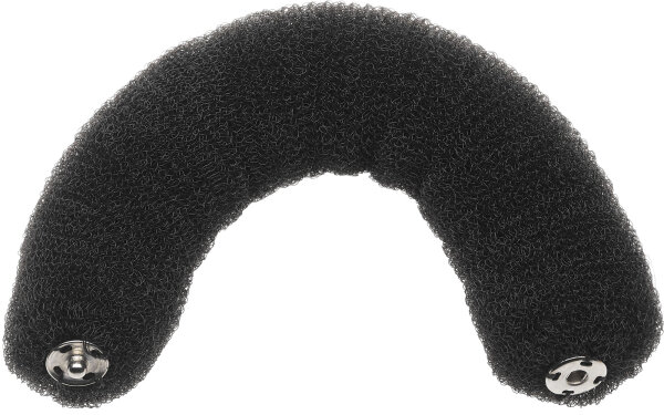 Efalock Haarknotenrolle 18cm schwarz mit Druckknopf