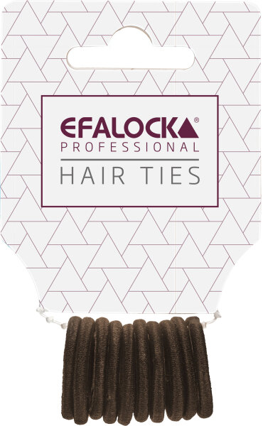 Efalock Haargummis mini braun