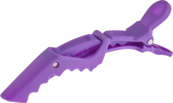 Efalock SHARKCLIP SOFT Abteilklammern lila 6Stk.