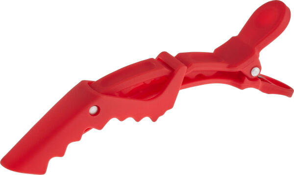 Efalock SHARKCLIP SOFT Abteilklammern rot 6Stk.