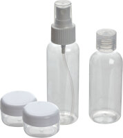 Efalock TRAVEL Abf&uuml;llbeh&auml;lter Set 4-teilig