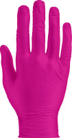 Efalock Nitril Einweg-Handschuhe puderfrei pink S 100Stk.
