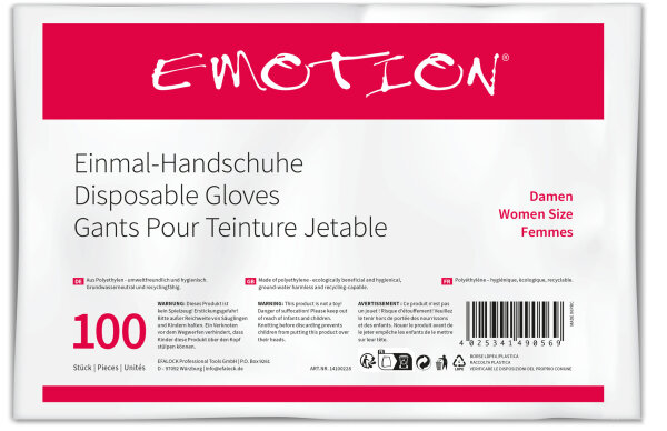 Efalock Emotion Einweg-Handschuhe S 100Stk.