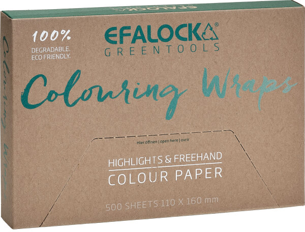 Efalock PAPERGREEN COLORING Wraps Str&auml;hnenpapier...