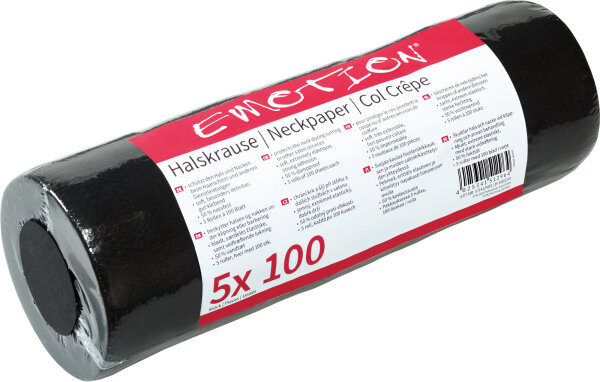 Efalock Emotion Halsschutzkrause schwarz - 5 Rollen...