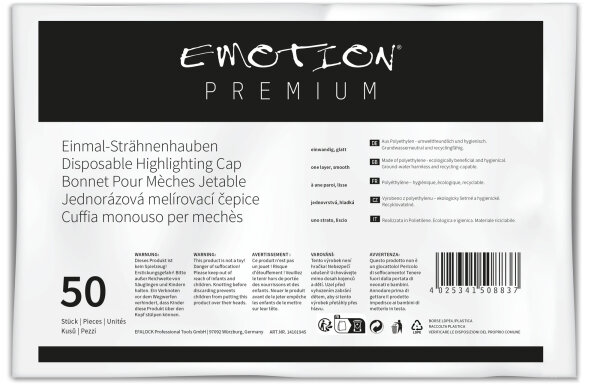 Efalock Emotion Premium Str&auml;hnenhaube einwandig 50Stk.
