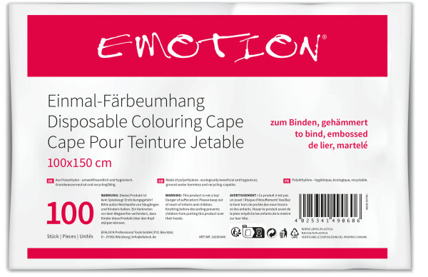 Efalock Emotion Einweg-Umhang geh&auml;mmert 100St