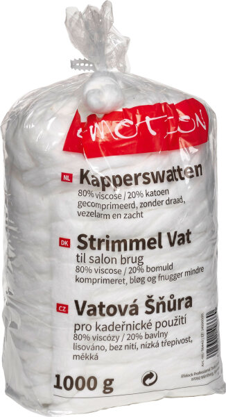 Efalock Emotion Watteschnur 80%Viskose/20%Baumwolle 1000g...