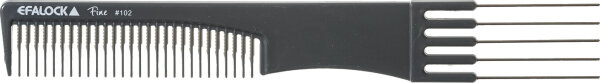 Efalock FINEToupier-Metall-Gabelkamm #102