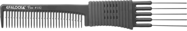 Efalock FINE Toupier-Metall-Gabelkamm #182