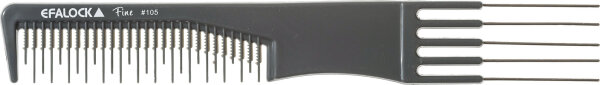 Efalock FINEToupier-Metall-Gabelkamm #105