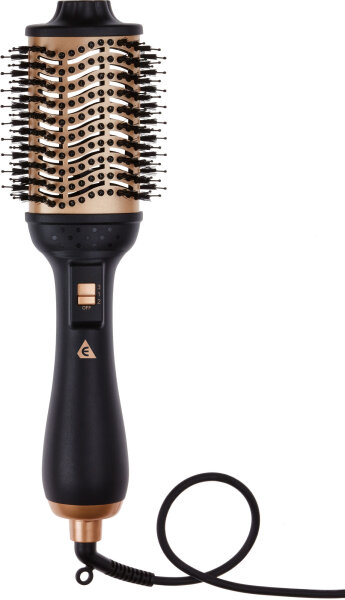Efalock BIG HOT BRUSH Warmluftb&uuml;rste schwarz-rosegold
