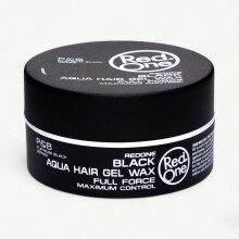 RedOne Full Force Aqua Hair Gel Wax Black 150ml