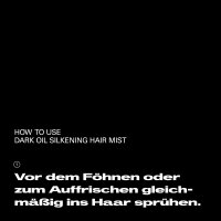 Sebastian Professional Dark Oil Silkening Hair Mist 200ml