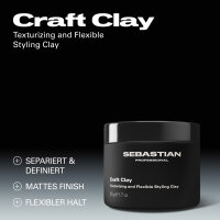 Sebastian Professional Craft Clay Texturising & Flexible Styling Clay 50g