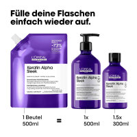 LOr&eacute;al Professionnel Serie Expert Keratin Alpha Sleek Shampoo Refill 500ml