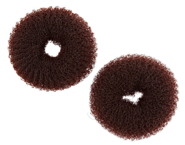 Denman Knotenring klein, 2 Stück braun
