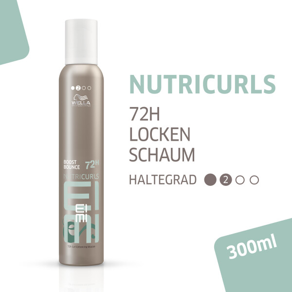 Wella Professionals EIMI Nutricurls Boost Bounce Curl Enhancing Mousse 300ml