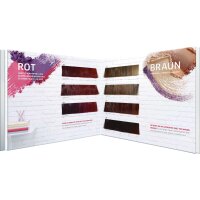 Wella Professionals FarbkartenMagma Str&auml;hnen-Farbkarte