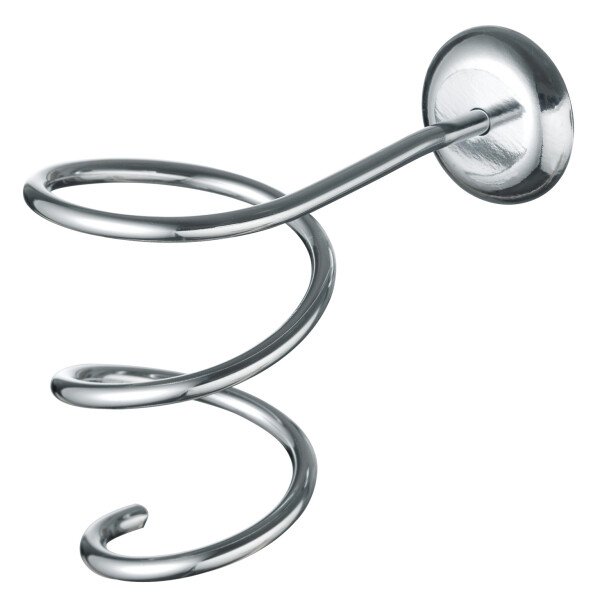 Comair F&ouml;nhalter verchromt Spirale zum Anschrauben