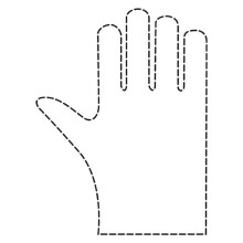 Comair Einweghandschuhe Damen geh&auml;mmert 100 St&uuml;ck