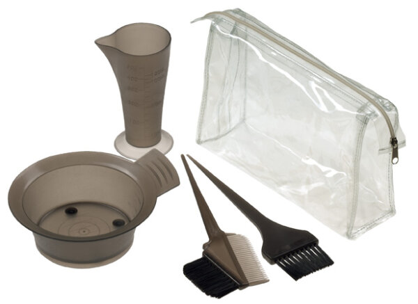 Comair F&auml;rbe-Zubeh&ouml;r-Set 5-teilig transparent...