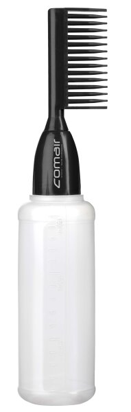 Comair Auftrageflasche transparent mit Kamm schwarz...