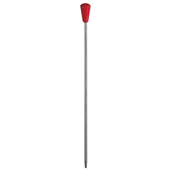 Metallstecker mit Plastikkopf 85mm rot 50 St&uuml;ck
