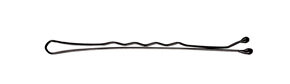 Comair Haarklemmen Pretty Fashion schwarz gewellt 48mm...