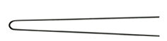 Comair Postichenadeln glatt schwarz 65mm &Oslash; 0,8mm...