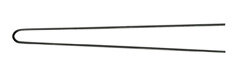 Comair Postichenadeln glatt schwarz 65mm &Oslash; 0,8mm...