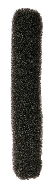 Comair Bun Rolle schwarz rund lang 4x22cm