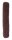 Comair Bun Rolle braun rund lang 4x22cm